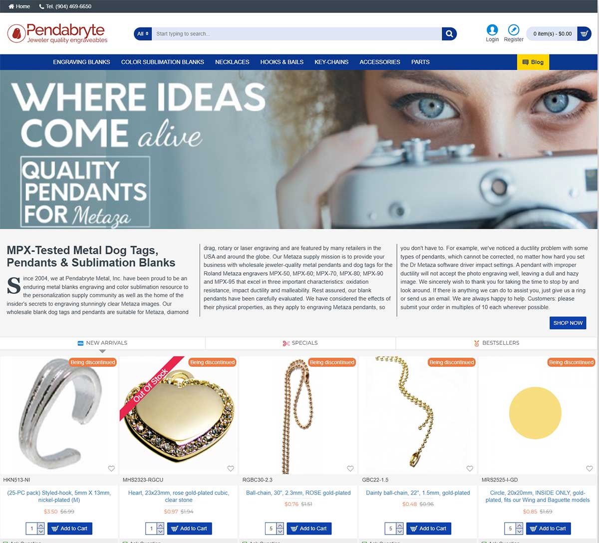 Ecommerce website design